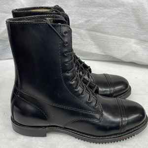 On course new leather USA combat boots ladies sz 5.5b